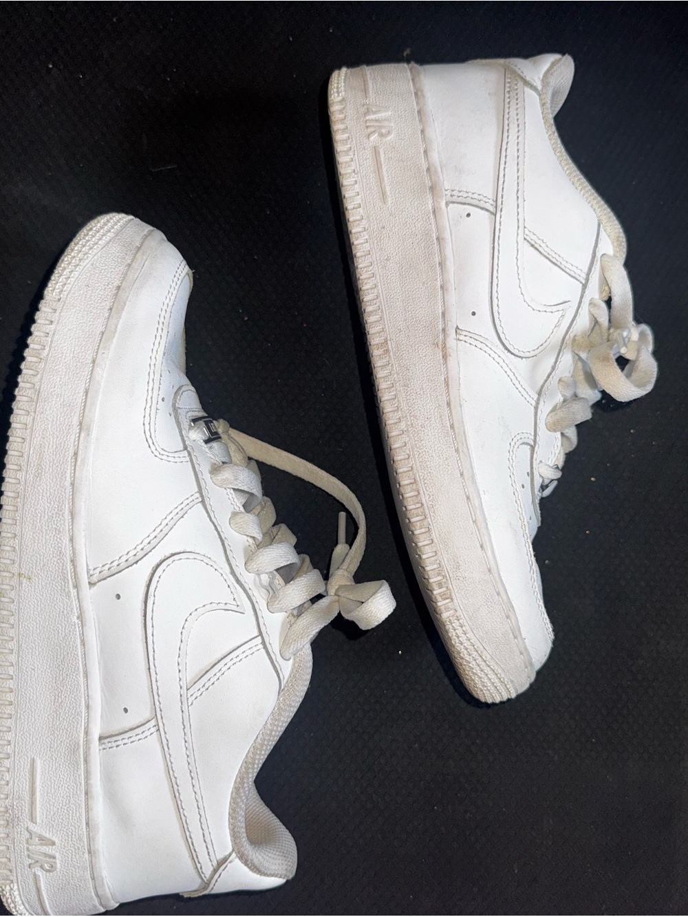Nike AF1 White Kids' Low-Top Sneakers